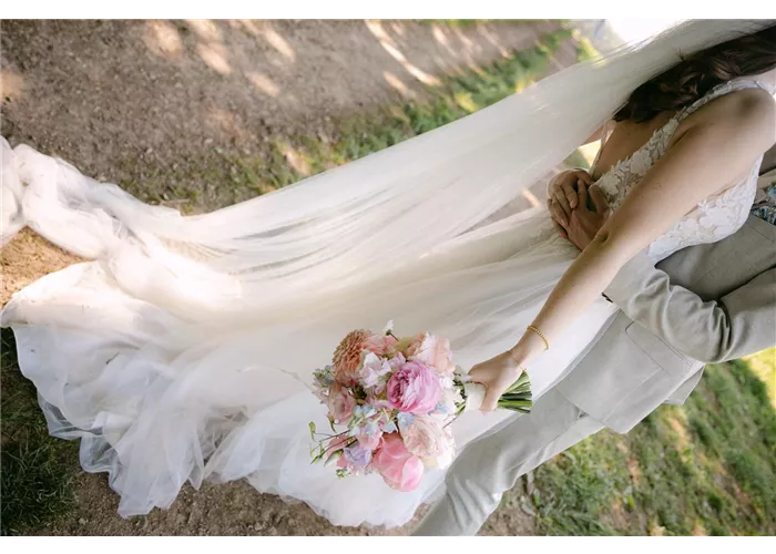 Sommerhochzeit in Pastelltönen